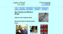 Desktop Screenshot of copleyflutes.com